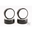 Sweep EXX-R3 Highend Pre-Glued Touring Car Tires (36deg, EXP-SX Inserts, 4pcs)