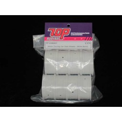 TOP RACING PP-038WH1 Llanta 24mm Touring Blanco (8pcs)