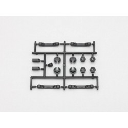 Yokomo Y2-301A - Suspension Mounts / Wheel Hub / Servo Mount / Antenna Mount Set