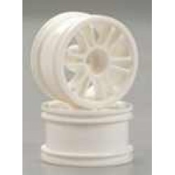 21250 ASSOCIATED Front  Spoke Wheel White