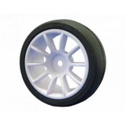 RI-26019 Pre-mounted tire set for M-Chassis Size 60 Low Profile Tire Sc32 and 10-spoke