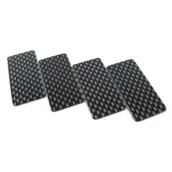 RIDE RI-27012 Ride Carbon Printed Side Dam 4 Pcs (with Double-side tape)