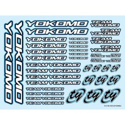 YOKOMO ZC- D15BL Team Logo Decal 2015 BLUE
