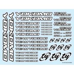 YOKOMO ZC- D15BL Team Logo Decal 2015 BLUE
