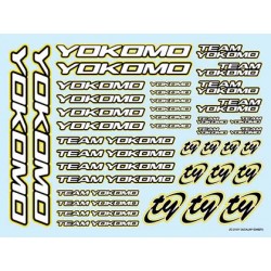 YOKOMO ZC- D15BL Team Logo Decal 2015 BLUE