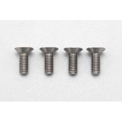 YOKOMO RP-042-08 Racing Performer High precision cutting titanium flat head screw M3×8mm 