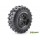 Louise CR-ROWDY Crawler Tires on 1.9" Black Wheels