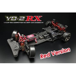 Yokomo Drift Package YD-2RX RWD Chassis Kit, Rojo